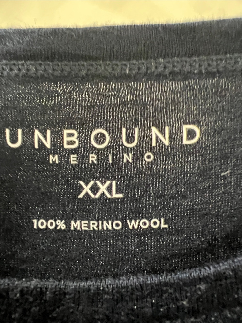 Unbound Navy Short Sleeve Crew Neck T-Shirt - Picture 2 of 2